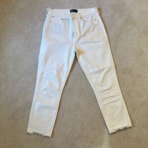 GAP Women's White Ankle Jeans